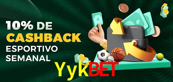 10% de bônus de cashback na Yykbet