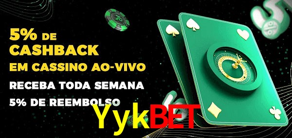 Promoções do cassino ao Vivo Yykbet